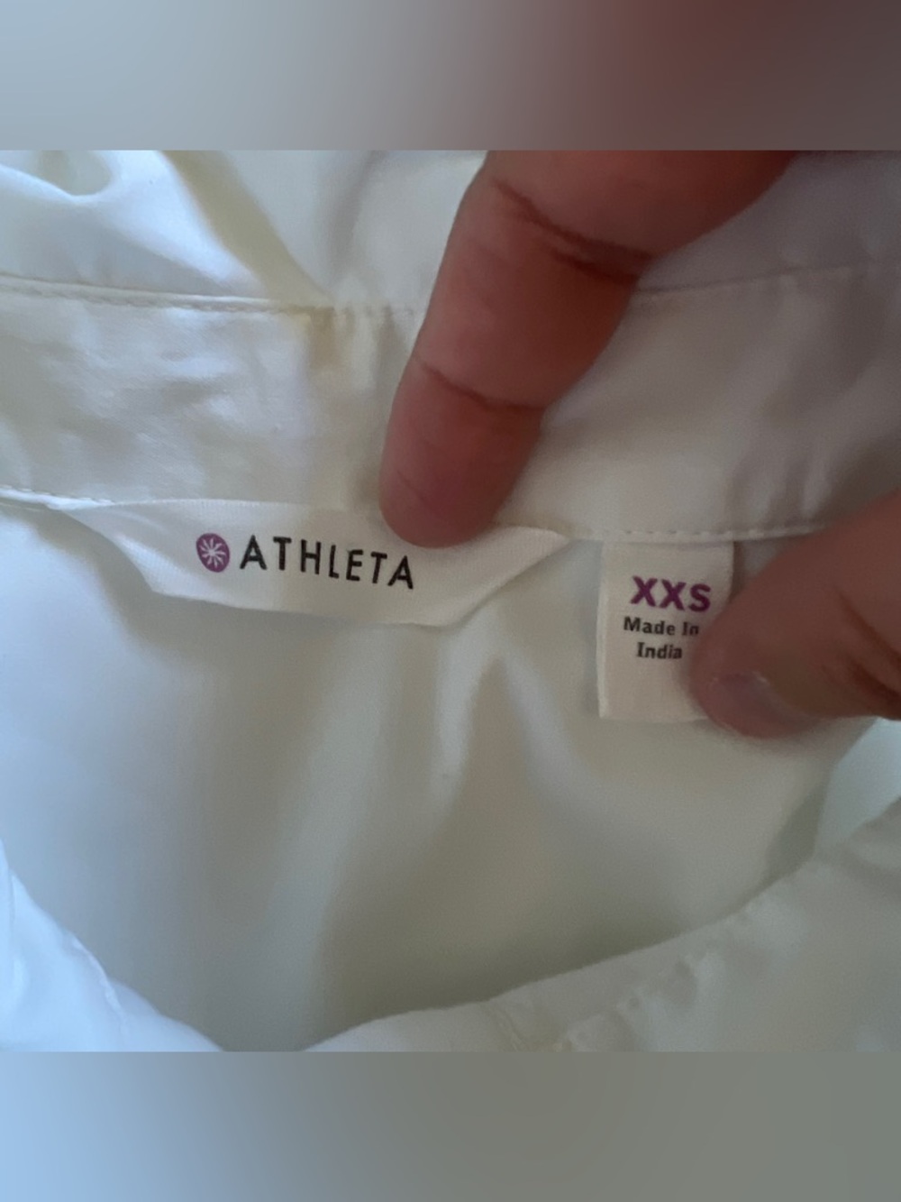 Athleta Cotton Blend Tank Tunic Preppy‎ Minimalist Sporty Outdoor Capsule Sz XXS - Picture 2 of 8